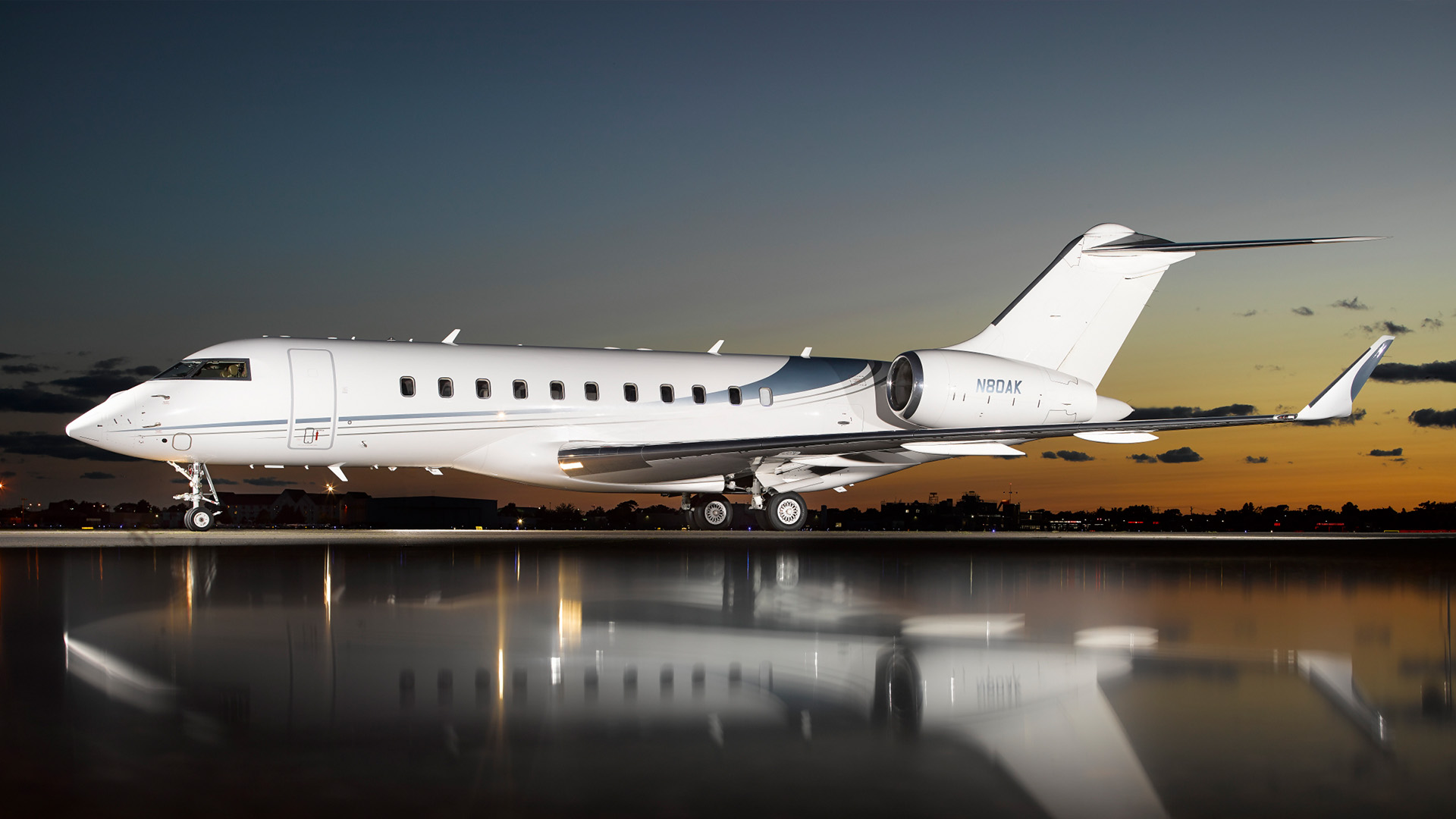 Alerion Bombardier Global - N80AK available for private charter by Alerion Aviation.